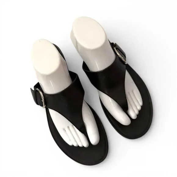 FITFLOP Gracie Black Flip Flop, New without Box! Size US 10 - Picture 5 of 11